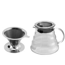 Kit Jarra vidro e filtro para café Compativel com V60 Kit Jarra vidro e filtro para café Compativel com V60