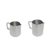 Kit Jarras Americanas Leiteiras Pitcher Inox 350ml E 550ml