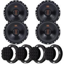 Kit JBL 2 Vias 62VMS80 Kit 4 Altos 2 Vias 320W 4 Anéis Acústicos Som Automotivo Top Kit JBL 2 Vias 62VMS80 Kit 4 Altos 2 Vias 320W 4 Anéis Acústicos Som Automotivo Top