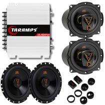 Kit Jbl 2 Vias Alto Falantes 6 E 5 Pol 160w e Módulo Amplificador Ts400 Kit Jbl 2 Vias Alto Falantes 6 E 5 Pol 160w e Módulo Amplificador Ts400