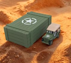 Kit Jeep Willys Capota Caixa Miniatura Para Montar Plastimodelismo Kit Jeep Willys Capota Caixa Miniatura Para Montar Plastimodelismo