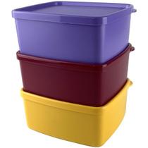 Kit jeitosinho Tupperware 400ml cores variadas, confome disponibilidade de cores