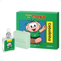 Kit Jequiti Turma Da Mônica: Estojo Cebolinha Com 1 Colônia 25ml e 1 Sabonete 80g