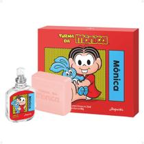 Kit Jequiti Turma Da Mônica: Estojo Mônica Com 1 Colônia 25ml e 1 Sabonete 80g