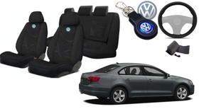 Kit Jetta Renovado: Capas de Bancos, Volante e Chaveiro da Volkswagen