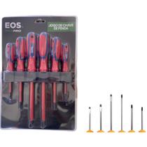 Kit Jg Chave Fenda/Phillips 6 Peças Presente dias dos Pais