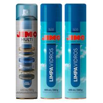 Kit Jimo 1 Limpa Multi Superfícies 2 Limpa Vidros Limpa Box