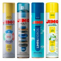 Kit Jimo Limpa Vidros Box Desengordurante Multi Superfícies
