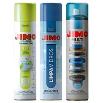 Kit Jimo Limpa Vidros Espelhos Box Banheiro e Multisuperfícies 400ml