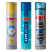 Kit Jimo Limpa Vidros Multi Superfícies Desengordurante