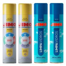Kit Jimo Limpadores 2 Limpa Vidros 2 Desengordurante Kit Jimo Limpadores 2 Limpa Vidros 2 Desengordurante