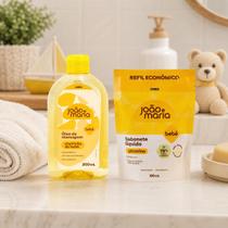 Kit João e Maria Óleo Massagem Bebê + Sabonete Líquido Refil Kit João e Maria Óleo Massagem Bebê + Sabonete Líquido Refil