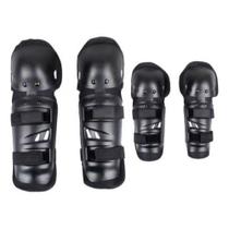 Kit Joelheira Cotoveleira Articulada Moto Bike Trilha Kit Joelheira Cotoveleira Articulada Moto Bike Trilha