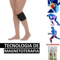 Kit Joelheira Ortopédica Magnética Artrite Artrose + Creme + Bolsa