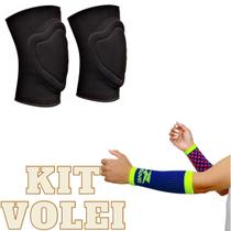 Kit Joelheira Seleção e Manguito Elite - Kit Voleibol