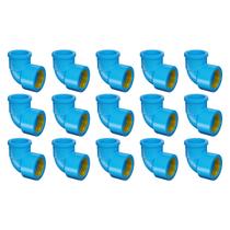 Kit joelho 90 sold bch latão 20x1/2 fortlev - 15 unidades