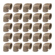 KIT JOELHO 90º SOLDÁVEL 25MM FORTLEV - 25 UNIDADES