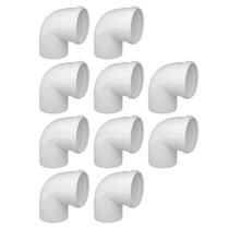 KIT JOELHO ESGOTO 90º 50 mm FORTLEV - 10 UNIDADES