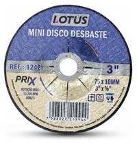 Kit Jogo 10 Mini Discos De Desbaste 3 Polegadas 75mm Pro Kit Jogo 10 Mini Discos De Desbaste 3 Polegadas 75mm Pro
