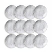 Kit Jogo 12 Pratos Fundos Tramontina Arbo Porcelana 21 cm Kit Jogo 12 Pratos Fundos Tramontina Arbo Porcelana 21 cm