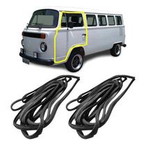 Kit Jogo 2 Borrachas Vedação Portas Dianteiras Kombi Clipper Kit Jogo 2 Borrachas Vedação Portas Dianteiras Kombi Clipper