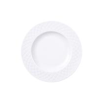 Kit Jogo 2 Pratos Sobremesa Ingrid em Porcelana HS 21 cm - Tramontina Kit Jogo 2 Pratos Sobremesa Ingrid em Porcelana HS 21 cm - Tramontina