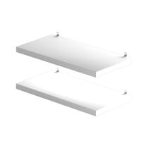 Kit Jogo 2 Unidades Prateleiras Retas Simples Organização Decoração Expositor MDF Kit Jogo 2 Unidades Prateleiras Retas Simples Organização Decoração Expositor MDF