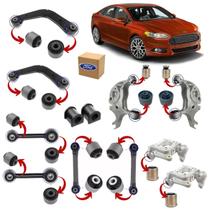Kit Jogo 20 Buchas da Suspensão Traseira Fusion FWD 4X2 2013 2014 2015 2016 2017 2018 2019