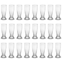 Kit Jogo 24 Copos De Vidro Cerveja 200ml Restaurante Tulipa Bar Hotel Buffet Resistente Tulipinha