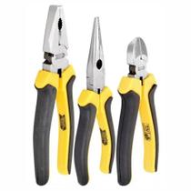 Kit Jogo 3 Alicates Hobby Universal Meia Cana Diagonal Fertak Kit Jogo 3 Alicates Hobby Universal Meia Cana Diagonal Fertak