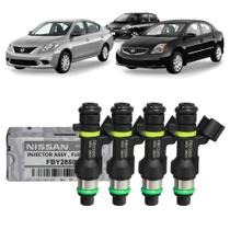 Kit Jogo 4 Bicos Injetores Nissan Tiida 1.8 Gasolina Fby2850 Kit Jogo 4 Bicos Injetores Nissan Tiida 1.8 Gasolina Fby2850