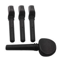 Kit Jogo 4 Cravelha Tarraxa Para Violino 4/4 Furadas