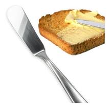 Kit Jogo 4 Espátulas Para Manteiga Patê Geleia Em Aço Inox