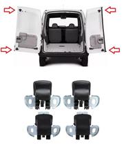 Kit Jogo 4 Fechaduras Fecho Porta Tampa Traseira Inferior Esquerda Direita Kangoo 1999 2000 2001 2002 2003 2004 2005 200