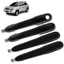 Kit Jogo 4 Maçaneta Puxador Externo Fechaduras Portas Tucson