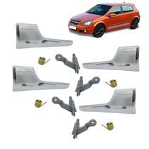 Kit Jogo 4 Maçanetas Interna Vectra G3 GT 2005-2012 Cromada