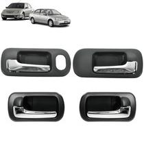 Kit Jogo 4 Maçanetas Internas Gatilho Portas Dianteiras e Traseiras Esquerda e Direita Honda Civic 2001 2002 2003 2004 2 Kit Jogo 4 Maçanetas Internas Gatilho Portas Dianteiras e Traseiras Esquerda e Direita Honda Civic 2001 2002 2003 2004 2