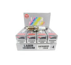 Kit jogo 4 velas laser iridium ngk difr6b11d