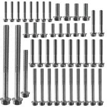 Kit Jogo 45 Parafusos Cromados Motor Biz Pop 110 2016 A 2024 Kit Jogo 45 Parafusos Cromados Motor Biz Pop 110 2016 A 2024