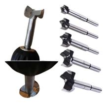 Kit Jogo 5 Brocas Fresas Forstner 15-35Mm Madeira Dobradiça Kit Jogo 5 Brocas Fresas Forstner 15-35Mm Madeira Dobradiça