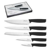 Kit Jogo 5 Facas Profissionais de Cozinha - Laradore Premium Kit Jogo 5 Facas Profissionais de Cozinha - Laradore Premium