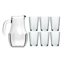 Kit Jogo 6 Copos Com Jarra Vidro Água Refrigerante Nadir Figueiredo Kit Jogo 6 Copos Com Jarra Vidro Água Refrigerante Nadir Figueiredo