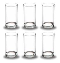 Kit Jogo 6 Copos De Vidro Long Drink 300ml Suco Água Refri Restaurante Bar Hotel Buffet Casa