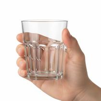 Kit Jogo 6 Copos Premium de Vidro Grosso 300ml DrinkWhisky