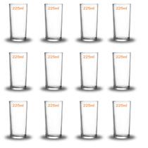 Kit Jogo 6 ou 12 Copos De Vidro 225ml Resistente Água Refri Drinks Bar Restaurante Hotel Buffet