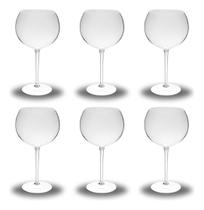 Kit Jogo 6 ou 12 Taças Gin Drink 720ml Vidro Resistente Grande Bonita Bar Restaurante Buffet Hotel Evento