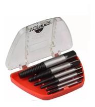 Kit jogo 6 peças extrator saca parafusos quebrados danificados worker