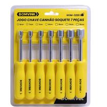 Kit Jogo 7 Chaves Canhão Profissional Resistente 5-12mm - Luatek