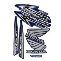 Kit Jogo Adesivo Faixa Honda Titan 150 2007 Esd Azul