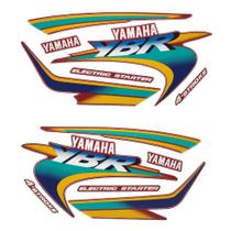 Kit Jogo Adesivo Faixa Yamaha Ybr 125 2000 Vermelha